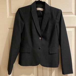 Calvin Klein Pinstriped Skirt Suit